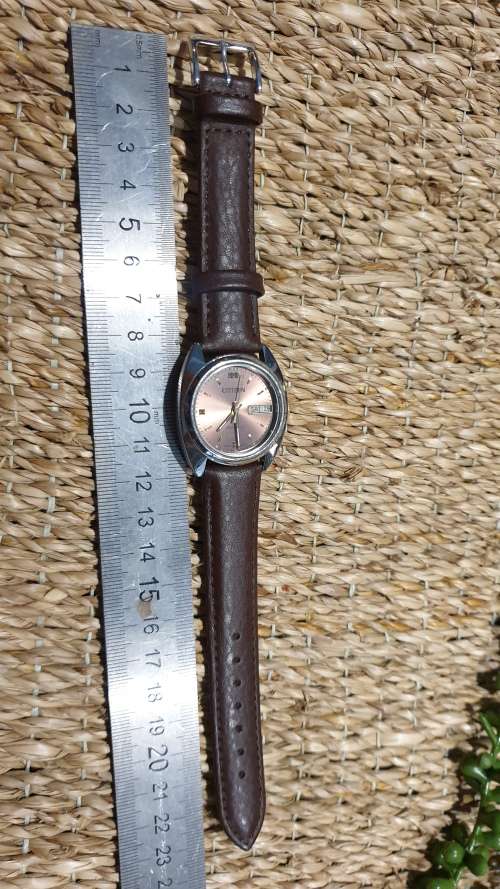 Vintage Citizen Day & Date Automatic Men`s Watch - fully restored