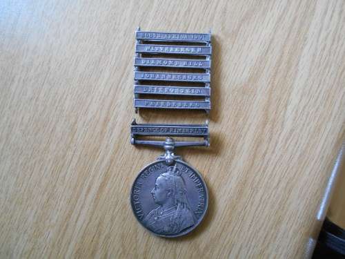 ***QSA Boer War-7 BAR_1901-EXCELLENT***