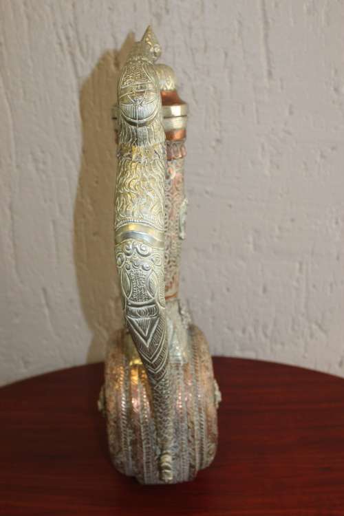 Spectacular Antique Tibetan Kashmiri Ceremonial Dragon Ewer Circa mid 1800s 65cm tall x 45 x 17