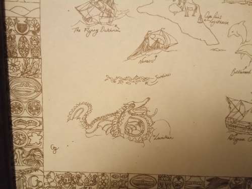 Original 1999 Charlotte K Colonial architecture Map 96.5cm by 60cm