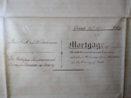 Antique 1869 Yorkshire Indenture on Vellum with original stamps Huge 87x63cm double sided