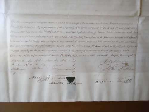 Antique 1869 Yorkshire Indenture on Vellum with original stamps Huge 87x63cm double sided