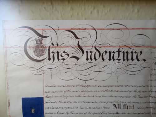 Antique 1869 Yorkshire Indenture on Vellum with original stamps Huge 87x63cm double sided