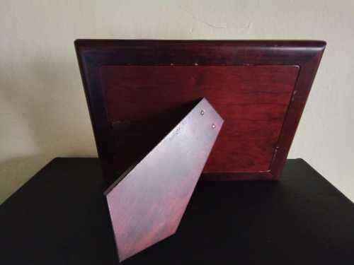 Vintage Sterling Silver and Rosewood Hallmarked Frame 22 by 17cm