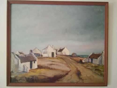 Oil painting by Famous SA Artist David Allen 64 by 53 cm