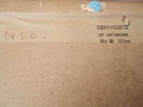 Oil painting by Famous SA Artist David Allen 64 by 53 cm