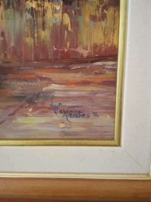 Oil on board By Lyn Keates 56 by 65cm
