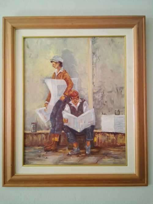 Oil on board By Lyn Keates 56 by 65cm