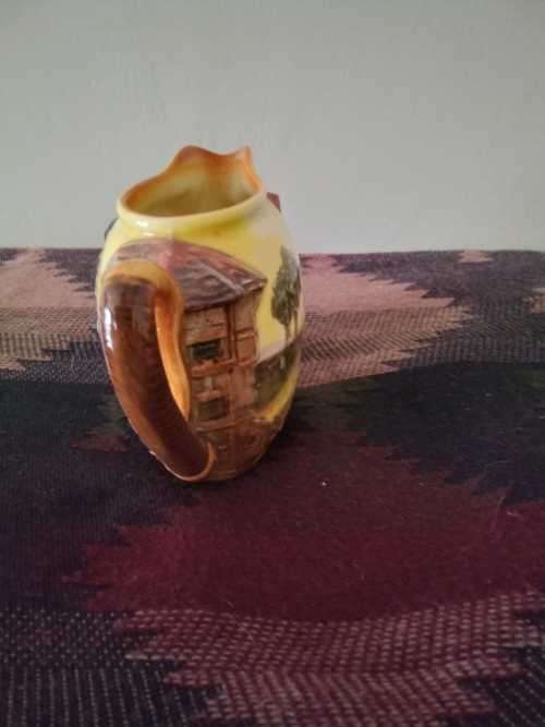 Royal Doulton `Jony Weller` pickwick papers. Milk jug 9cm tall