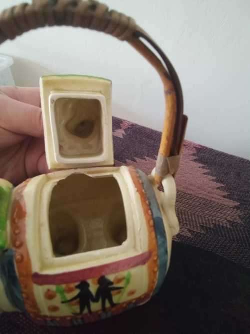 Antique Japanese Elephant Teapot 17 by 17cm