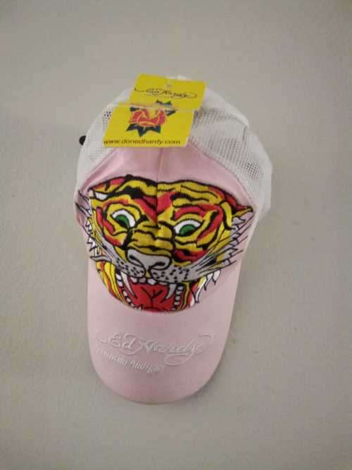 Original Ed Hardy Pink Trucker Cap with original tag