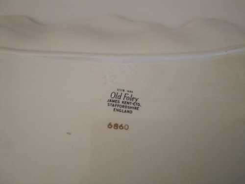 Old Foley Floral Gilt Edge Server 30cm by 17cm