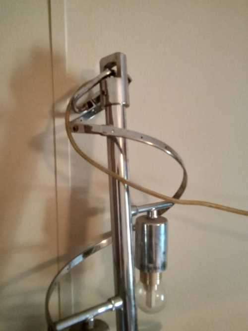 Stunning 190cm tall by 46cm wide Chromed Pendant Chandelier Including all 25 leds