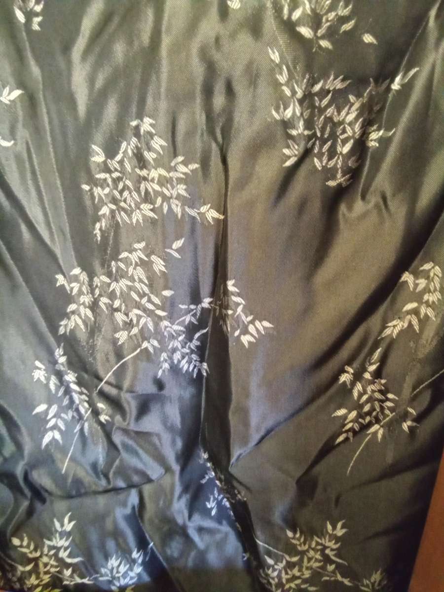 Vintage Swakara Black Lambskin Knee Length Coat by `Furs by Brandon,  Johannesburg`