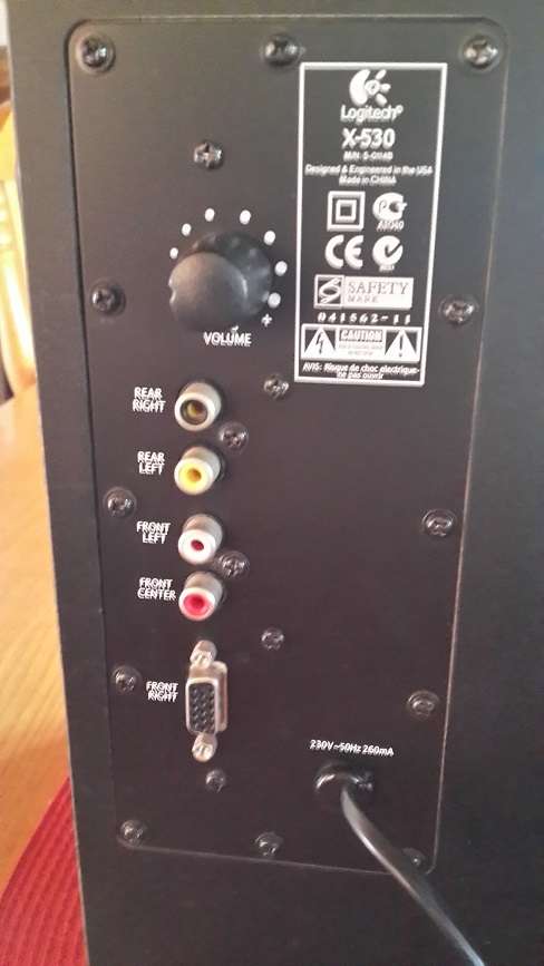 Logitech  X530 - PC Surround Sound 5.1 Speaker System