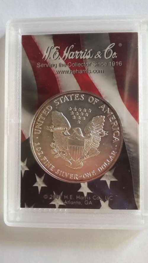 1996 1oz American Silver Eagle Encapsulated