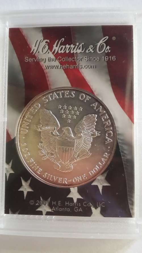1996 1oz American Silver Eagle Encapsulated