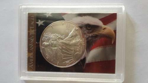 1996 1oz American Silver Eagle Encapsulated