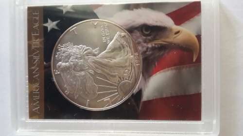 1996 1oz American Silver Eagle Encapsulated