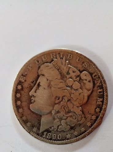 1890 -USA Silver Morgan Dollar