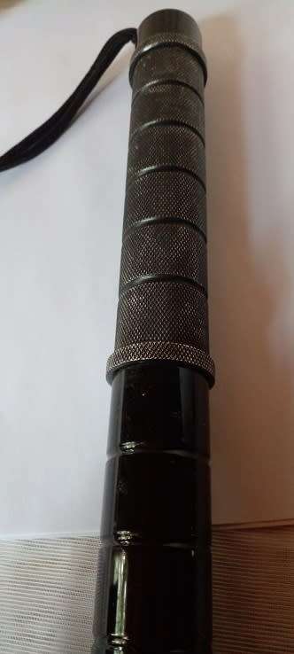 Security Baton-Metal, with a Screw Out Stainless Steel Blade
