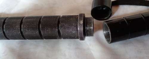 Security Baton-Metal, with a Screw Out Stainless Steel Blade