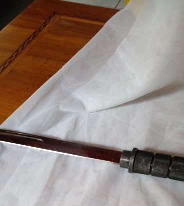 Security Baton-Metal, with a Screw Out Stainless Steel Blade