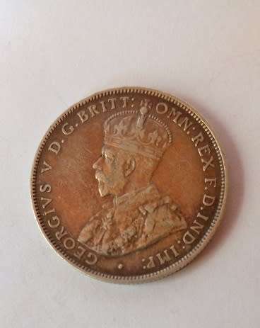 British West Africa -1919 -Two Shillings Coin -Silver