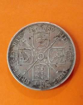 Great Britain -Selling -Silver Lot -1889 -Florin, 1887 and 1891-Half Crowns.Please see Description.