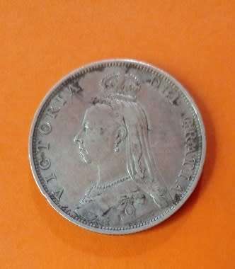 Great Britain -Selling -Silver Lot -1889 -Florin, 1887 and 1891-Half Crowns.Please see Description.