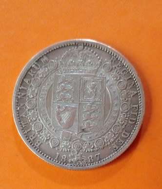 Great Britain -Selling -Silver Lot -1889 -Florin, 1887 and 1891-Half Crowns.Please see Description.