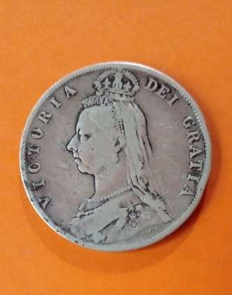 Great Britain -Selling -Silver Lot -1889 -Florin, 1887 and 1891-Half Crowns.Please see Description.