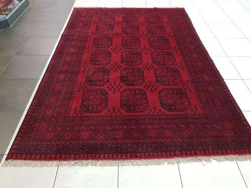 RED AFGHAN PERSIAN CARPET 300 X 200 CM