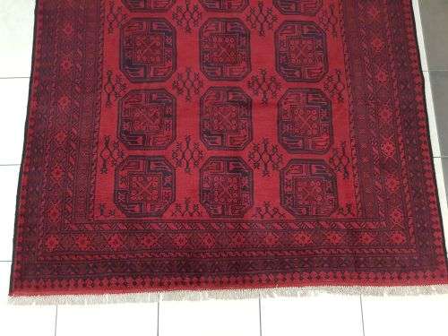 RED AFGHAN PERSIAN CARPET 300 X 200 CM