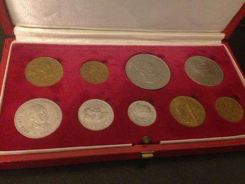 2nd Decimal Series circulated coins in SAM box