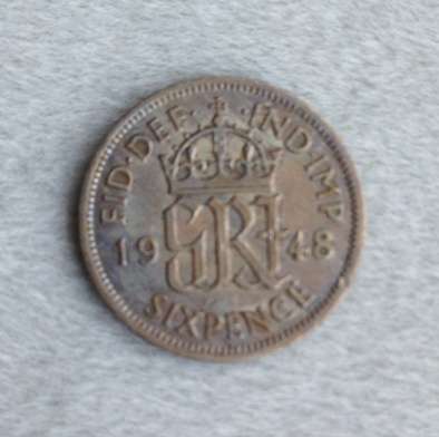 1948 6 Pence United Kingdom