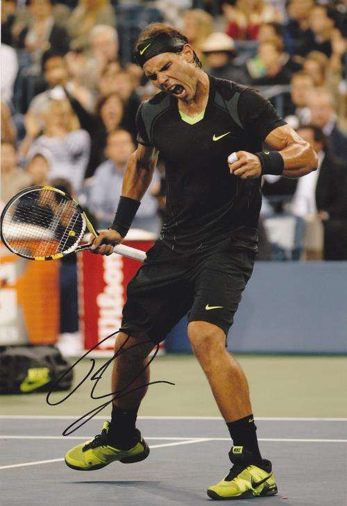 Rafael Nadal hand signed photo + COA
