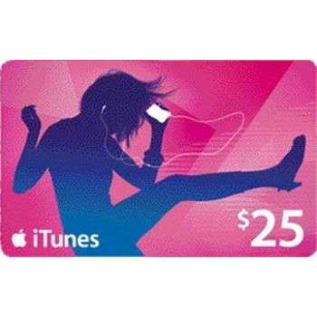 iTunes $25 voucher (Code Emailed)