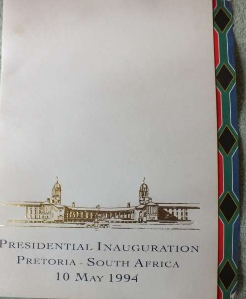 1994 PRESIDENTIAL INAUGURATION OF NELSON MANDELA - OFFICIAL PROGRAMME