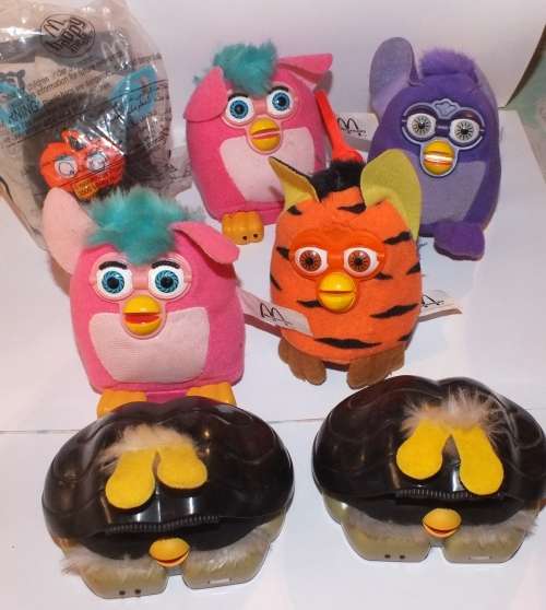 Seven McDonalds Furbys