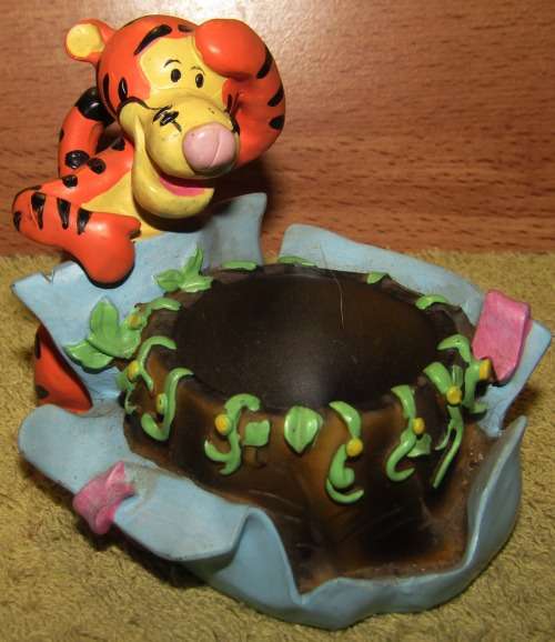 Winnie the Pooh Resin Egg Cup Figurines - Set of Four