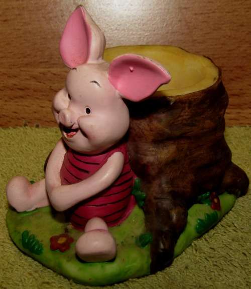 Winnie the Pooh Resin Egg Cup Figurines - Set of Four