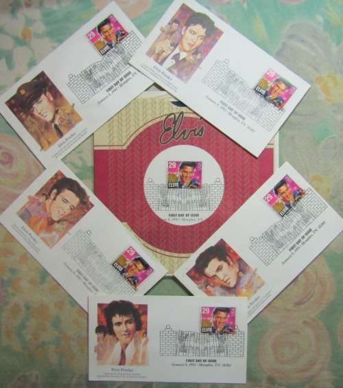 ELVIS PRESLEY MEMORABILIA - ELVIS 1983 COMMEMORATIVE FIRST DAY COVERS