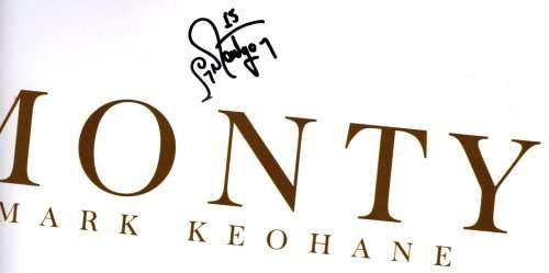 Monty Centurion Celebration by Mark Keohane Signed by Percy Montgomery