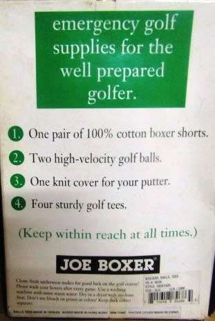Emergency Golf Box - Ideal for Golfing Father on Fathers Day - See Photos