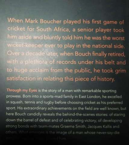 Bouch - Through my Eyes by Mark Boucher
