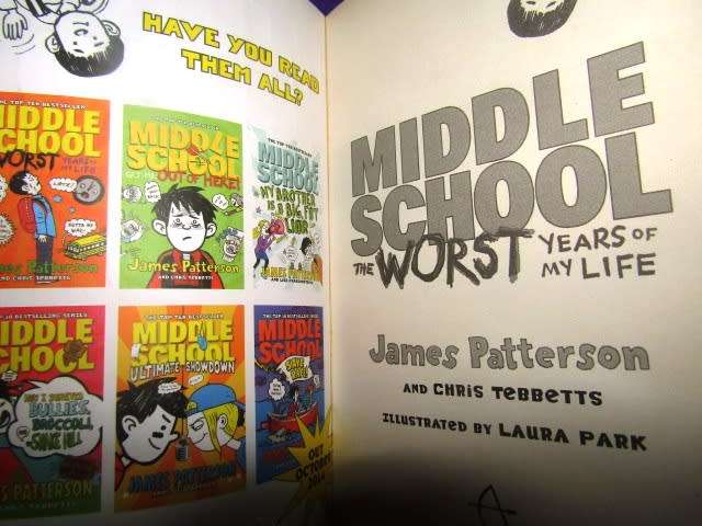 Middle School - The Worst Years of my Life by James Paterson