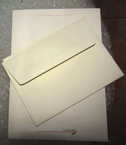 Concorde Memorabilia-All from a Flight on British Concorde Plane-Extremely Rare to find on BobShop
