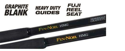 Fin-Nor HMG 1393 XH Surf Surf 3 piece with rod tube and cover