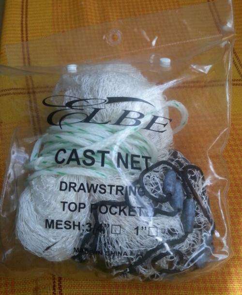 Elbe 6ft throwing cast net like new - only used once